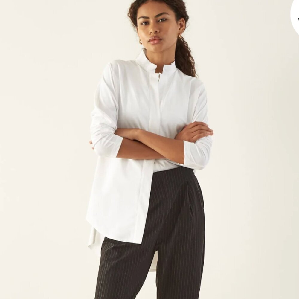 Aday Something Borrowed Shirt white size xs